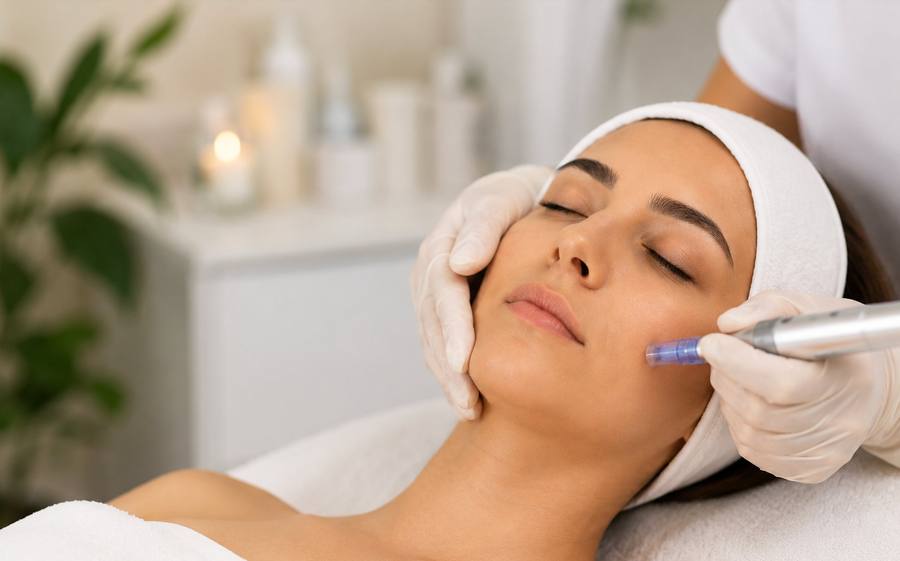 Séance de microneedling chez Laser Or à Charenton-le-Pont